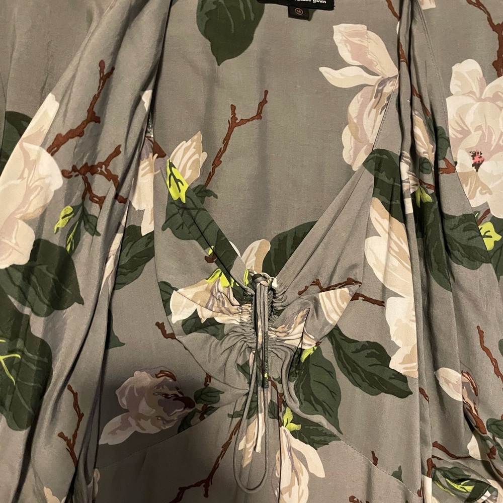 Trashy Diva Gray Floral Dress